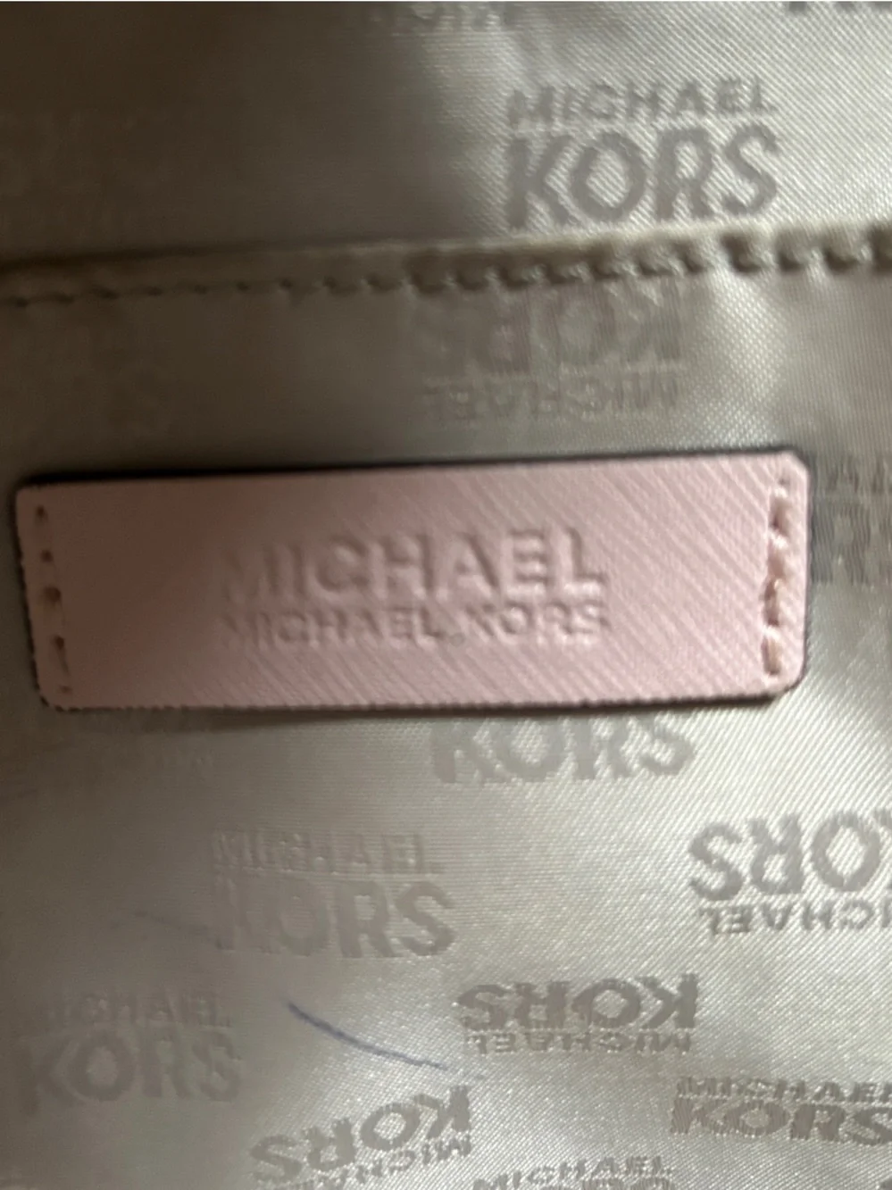Michael Kors Blush Dome Satchel with Detachable Strap